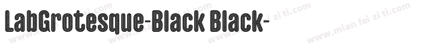 LabGrotesque-Black Black字体转换